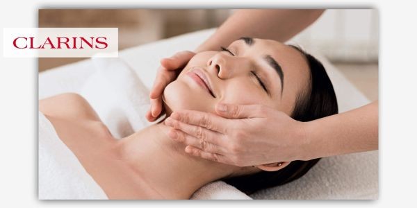 Clarins gezichtsmassage