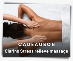 Clarins stress relieve massage cadeaubon Thermae Son